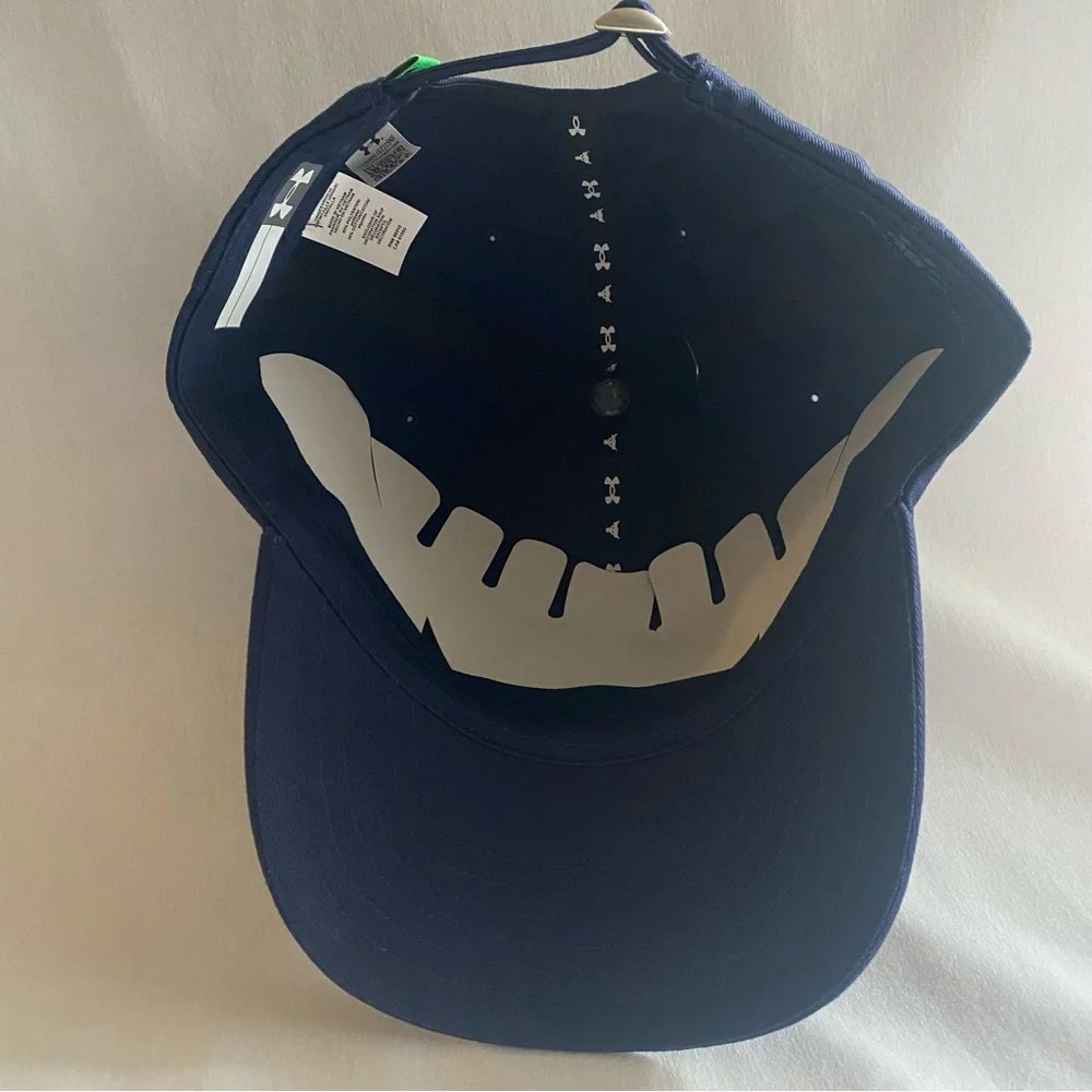 Under Armour X Project Rock Unisex Youth Hat Navy Blue Green UA Kids Boys Cap